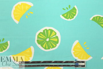 NY designer lemon/lime nylon swimwear