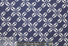NY designer navy/white chain graphic nylon swimwear 1 yard