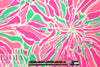NY designer neon flower nylon swimwear