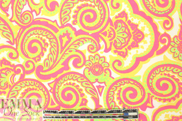 NY designer decorative paisley nylon swimwear 1.5 yds