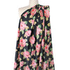 French 'night rose' printed knit swimwear .75 yds
