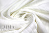 Tricots Liesse cream spatial stripes nylon jacquard knit 1.5 yds