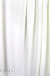 Tricots Liesse cream spatial stripes nylon jacquard knit 1.5 yds