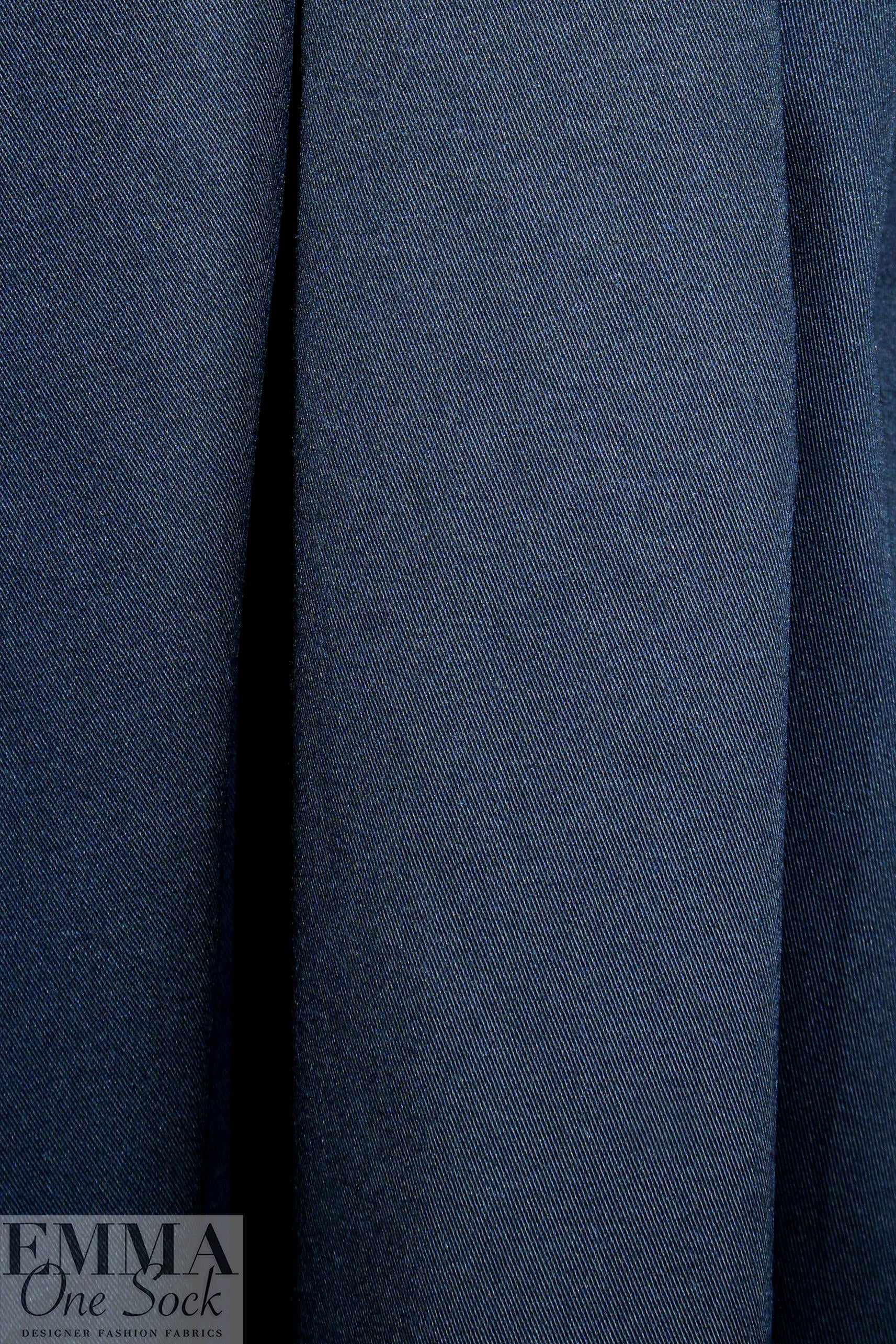 Text0llini denim look printed nylon knit .875 yds