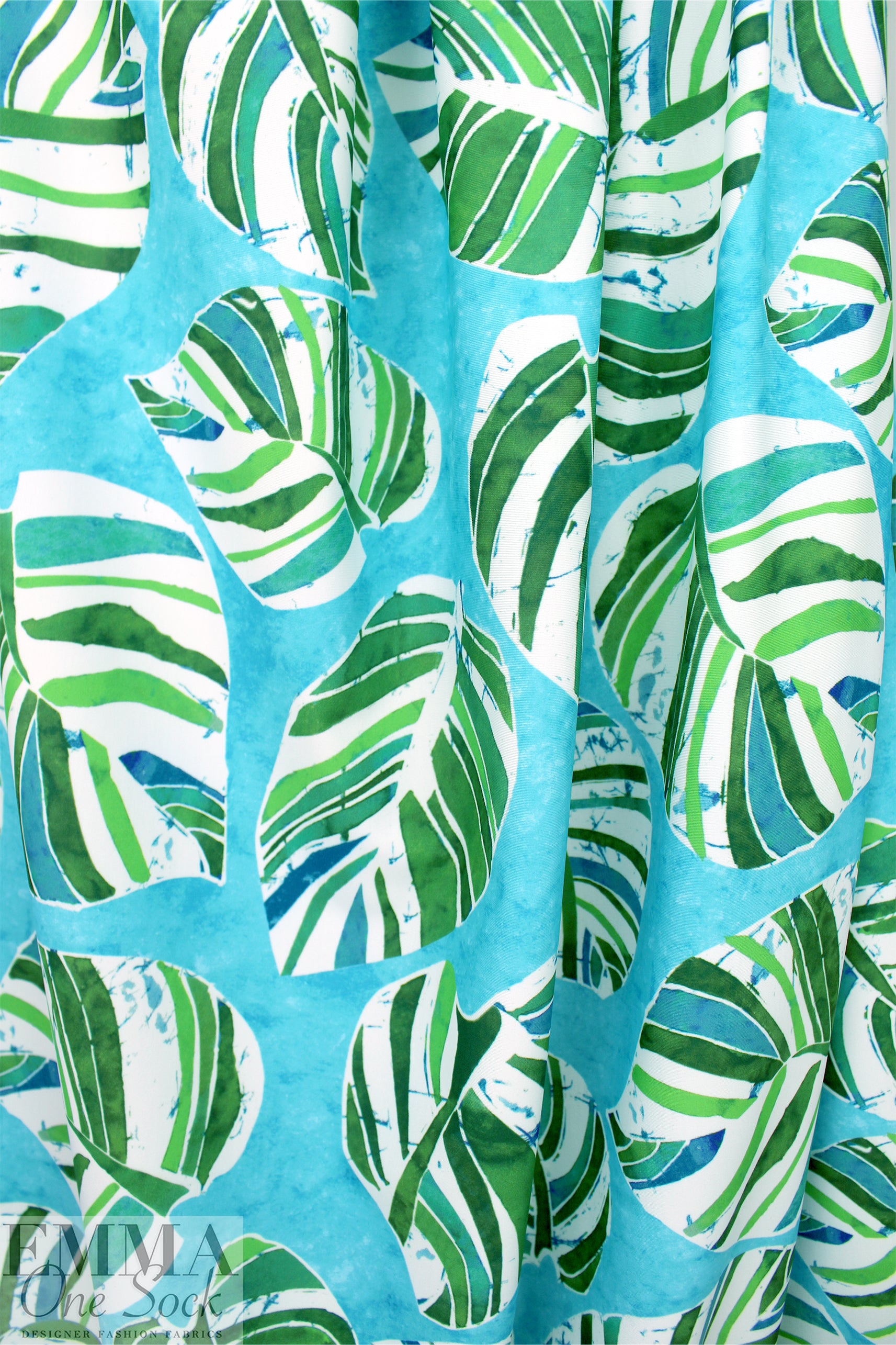 Text0llini aquatint palm nylon swimwear 1.125 yds