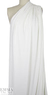 Text0llini creamy white double rib nylon swimwear 1.5 yds