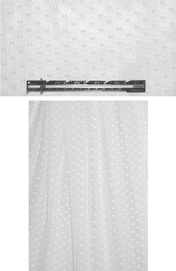 NY designer all cotton white swiss woven 2 yd