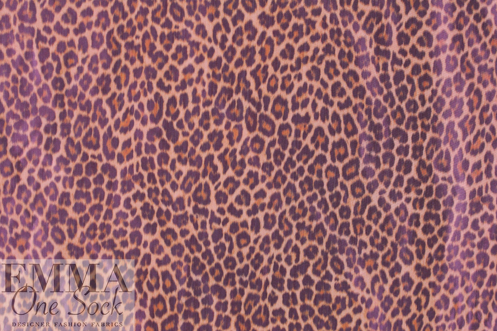 NY designer irridescent taffeta jacketwear - leopard