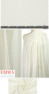 Tah@ri guipure lace - white 'mesh'