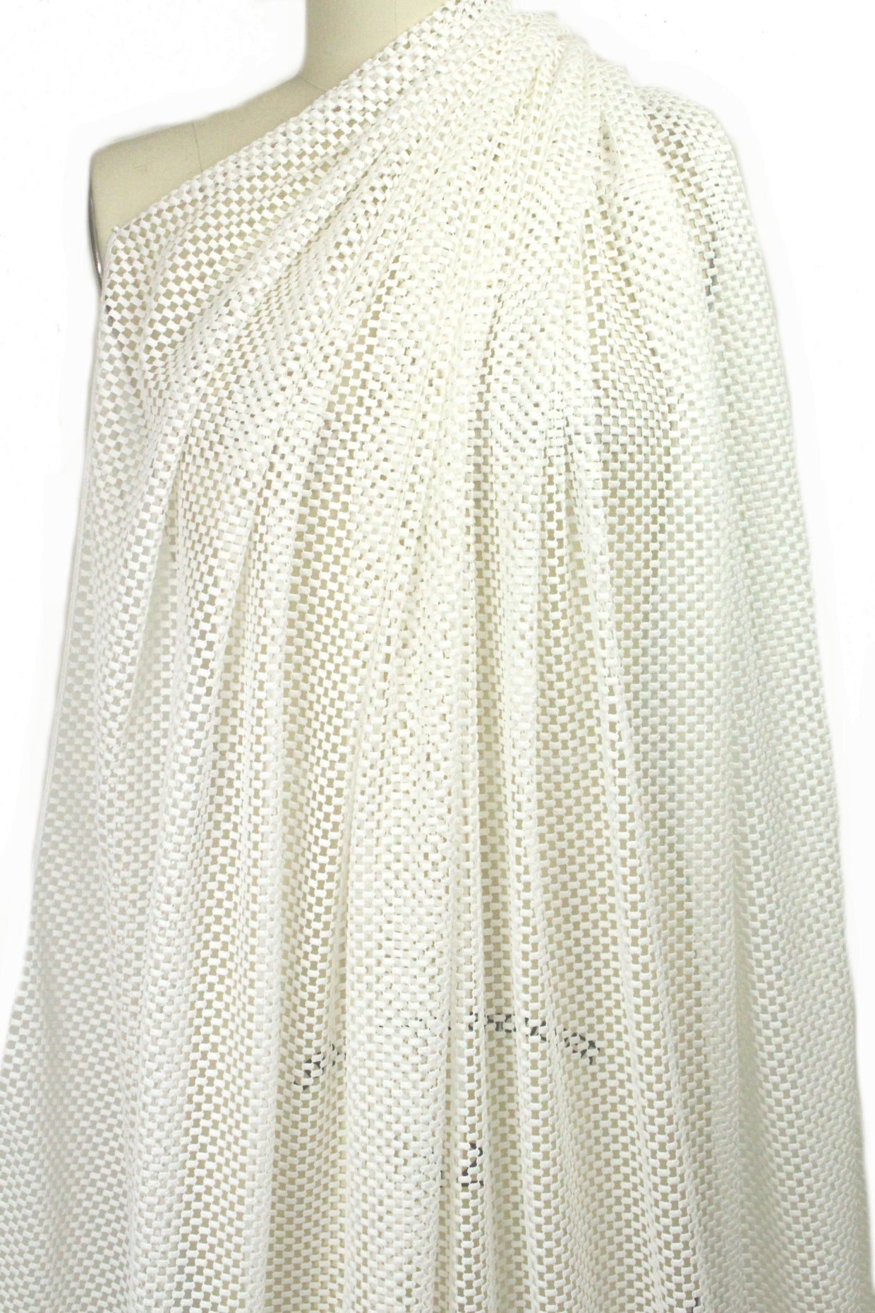 Tah@ri guipure lace - white 'mesh'