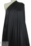 satin stretch woven lining - black .875 yds