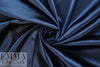 satin stretch woven lining - marine blue .625 yds