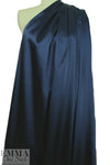 satin stretch woven lining - marine blue .625 yds