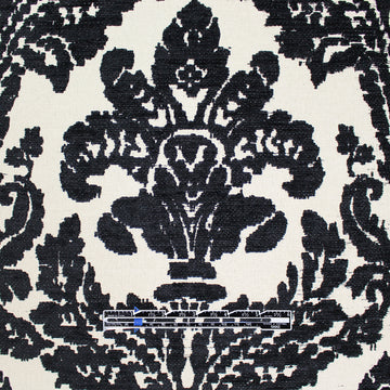 Italian 'damask scroll' viscose blend jacquard tapestry 1.5 yds