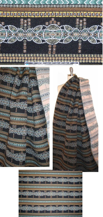 French ornate design cotton blend tapestry jacquard 2 yd