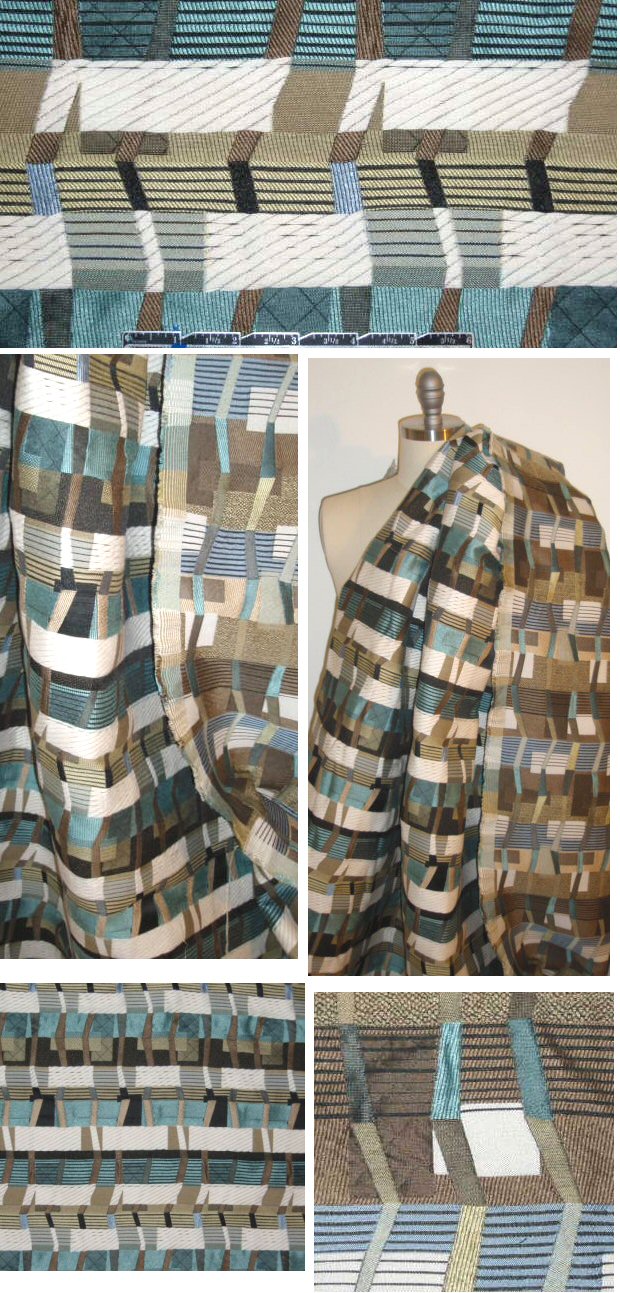 modern geometric tapestry jacquard