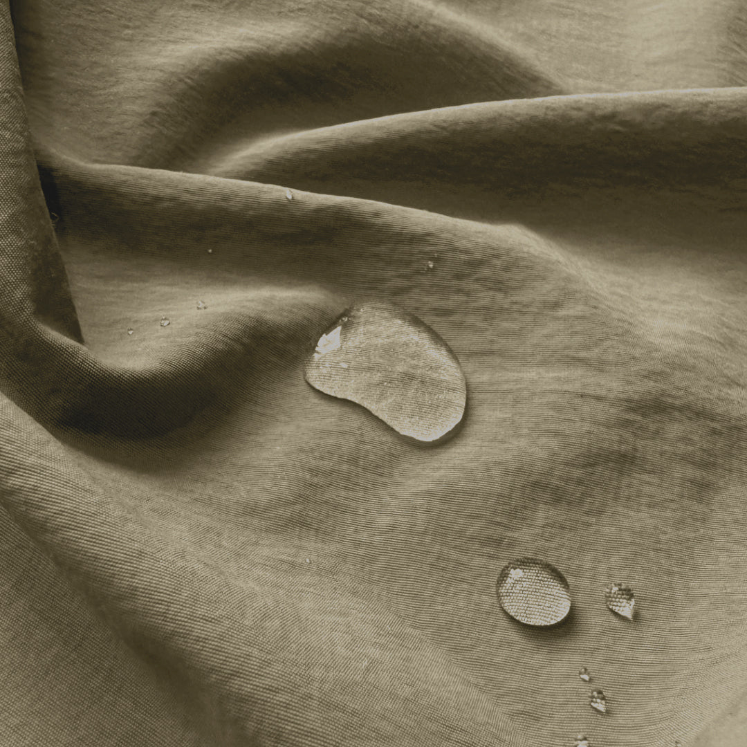 MTM lightweight water repellent Taslon, Oeko-Tex - khaki 2 yd