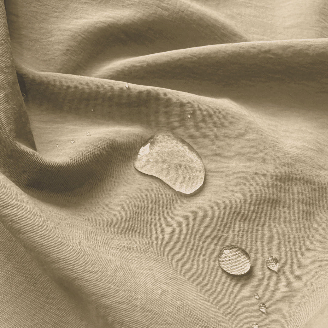 MTM lightweight water repellent Taslon, Oeko-Tex - khaki 1.25 yds
