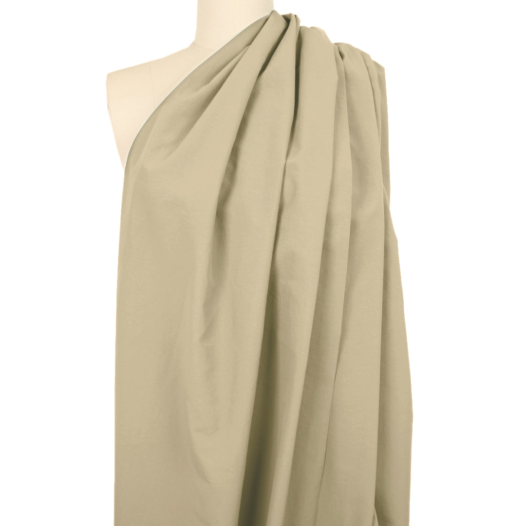 MTM lightweight water repellent Taslon, Oeko-Tex - khaki 1.25 yds