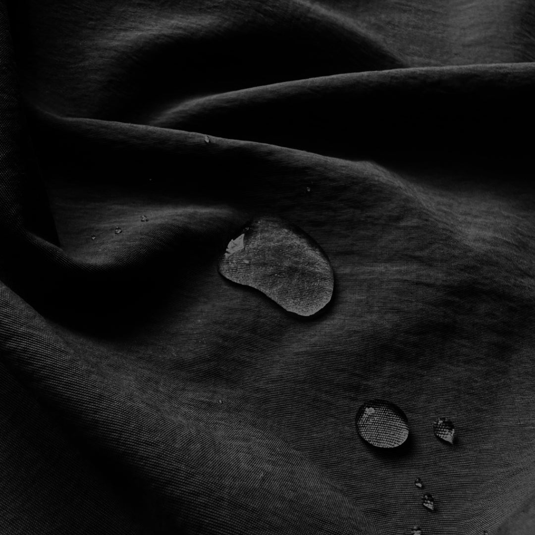 MTM lightweight water repellent Taslon, Oeko-Tex - black 1.125 yds
