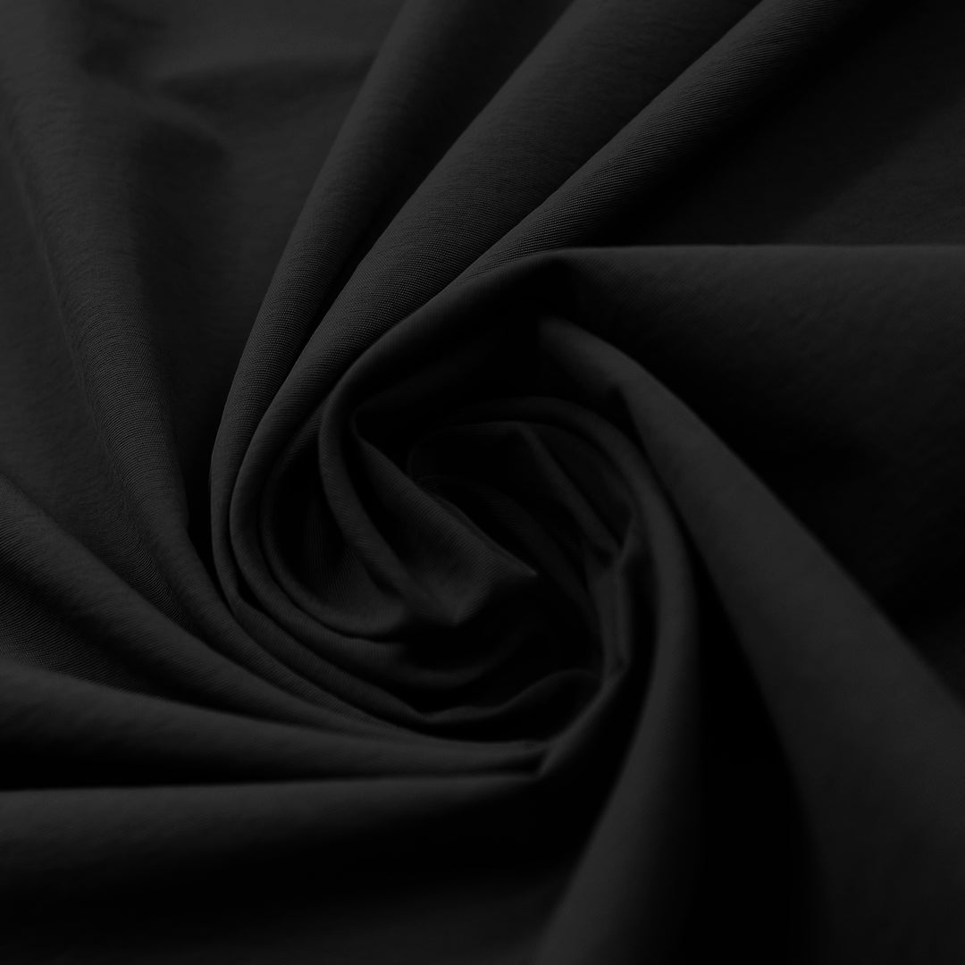 MTM lightweight water repellent Taslon, Oeko-Tex - black 1.125 yds