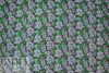 French textured floral brocade - chocolate/emerald