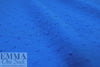 textured cotton 'swiss dot' double gauze - cobalt 1 yard