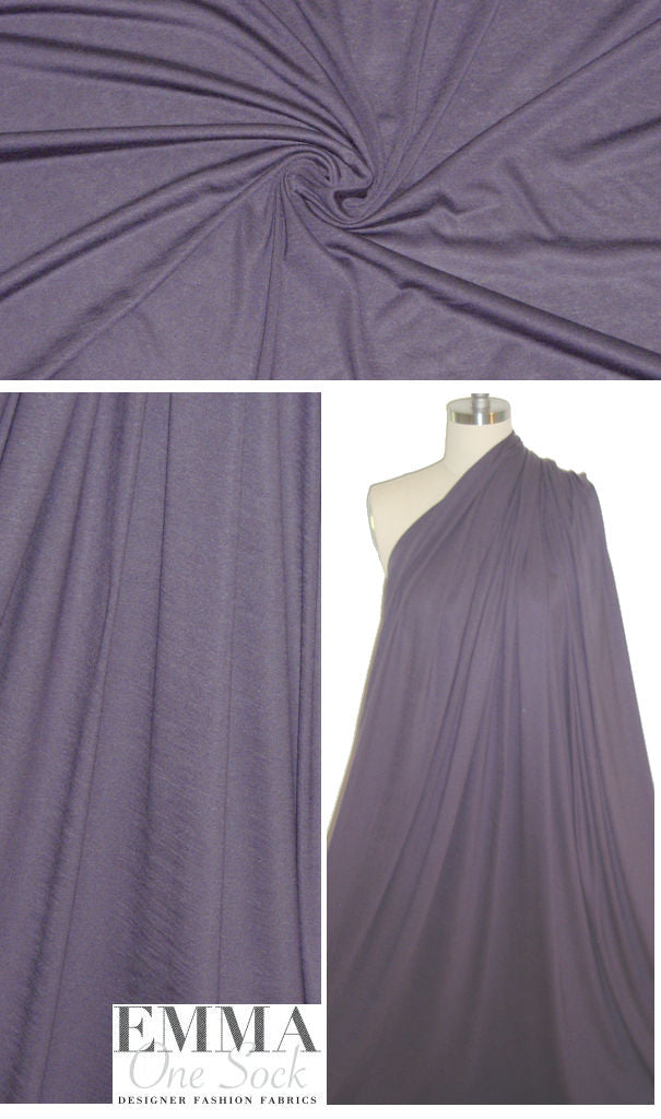 soft and drapey 100% lyocell jersey - purple sage 1.375 yds