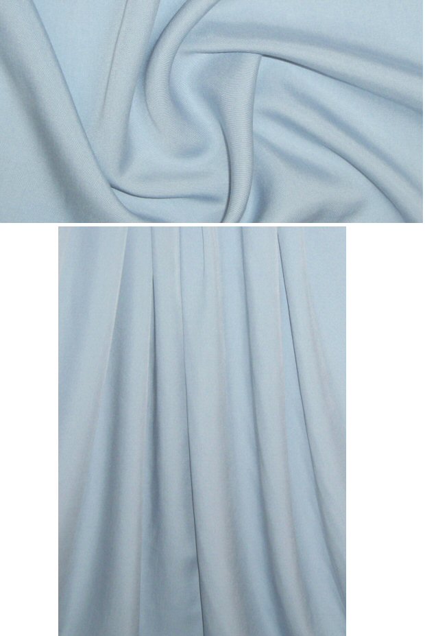Tahari drapey tencel twill - dusty blue .875 yds