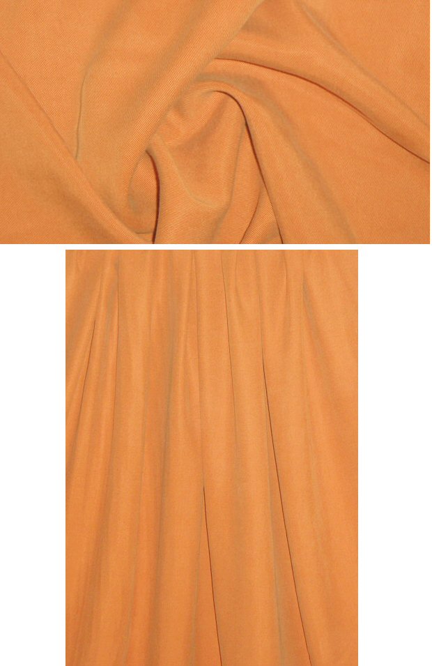 Tahari drapey tencel twill - pumpkin