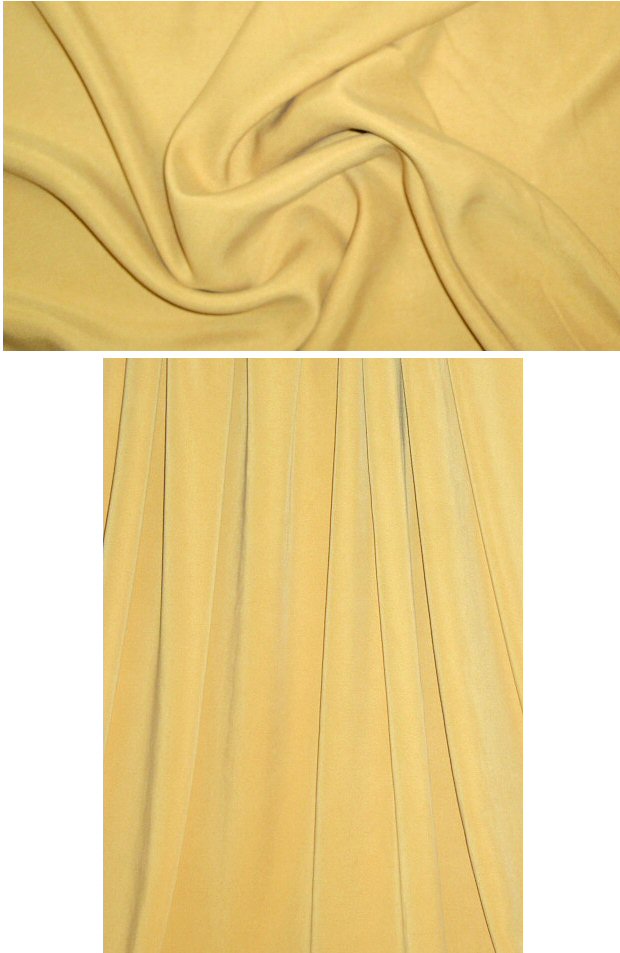 Tahari drapey tencel twill - mustard gold .875 yds