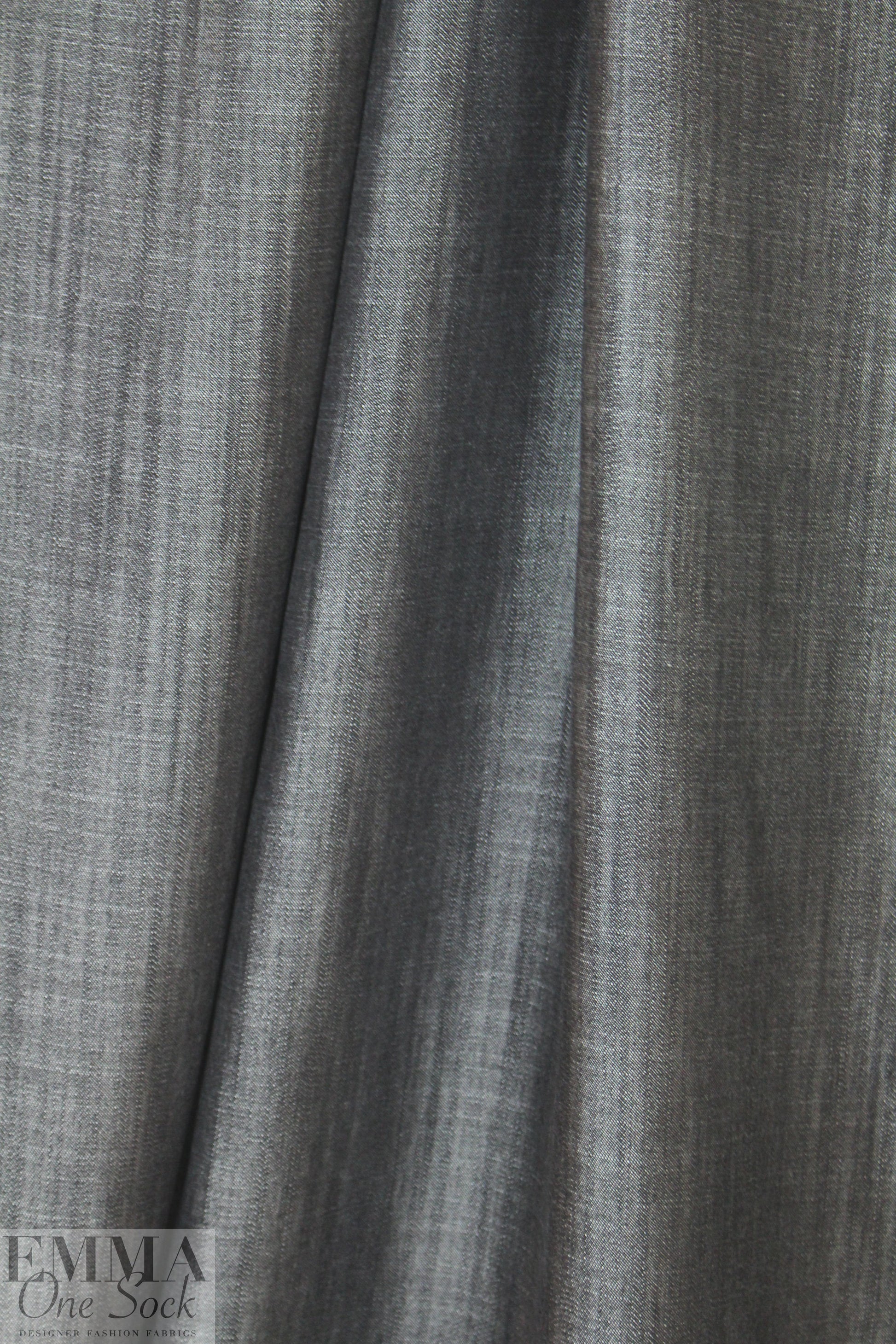 100% tencel light and drapey denim - black 1.33 yds