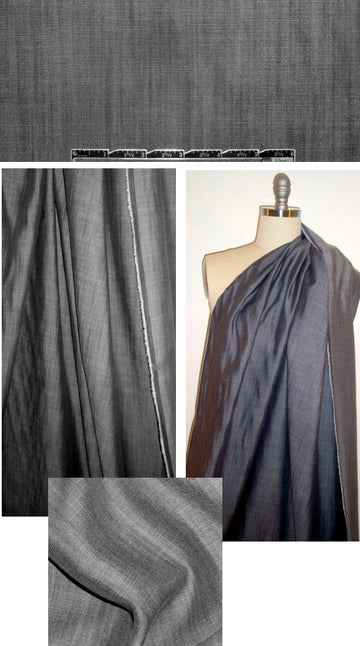 100% tencel light and drapey denim - black 1.8 yd