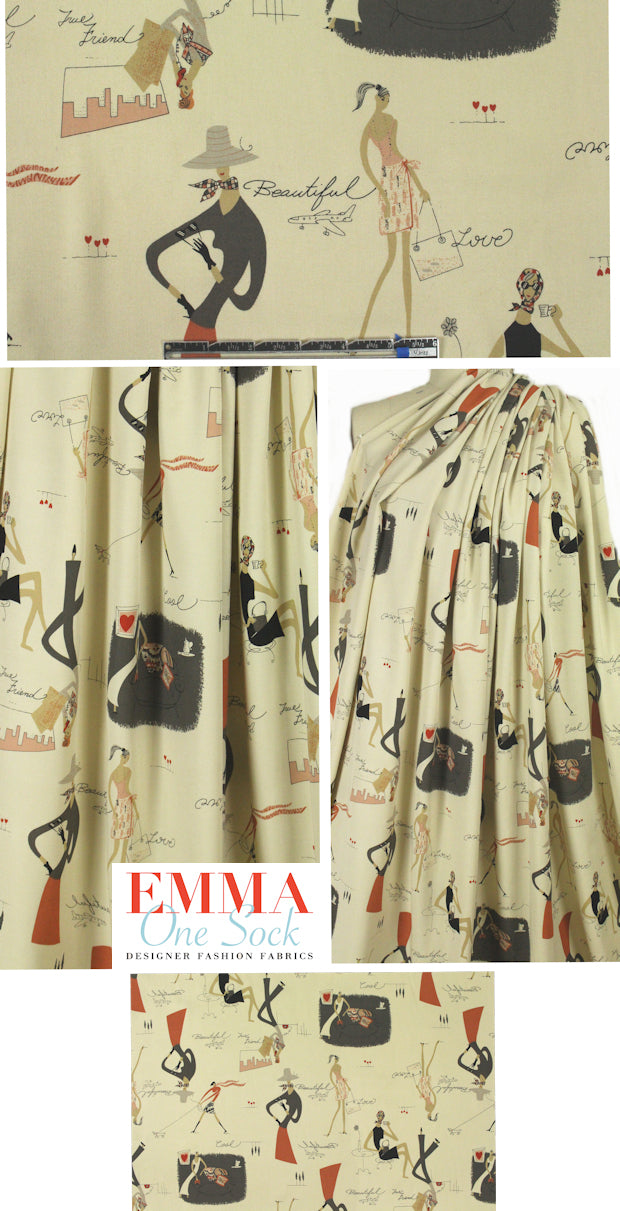 CA designer fashionable ladies tencel twill