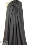 NY designer black/white yarn dye tencel stretch woven