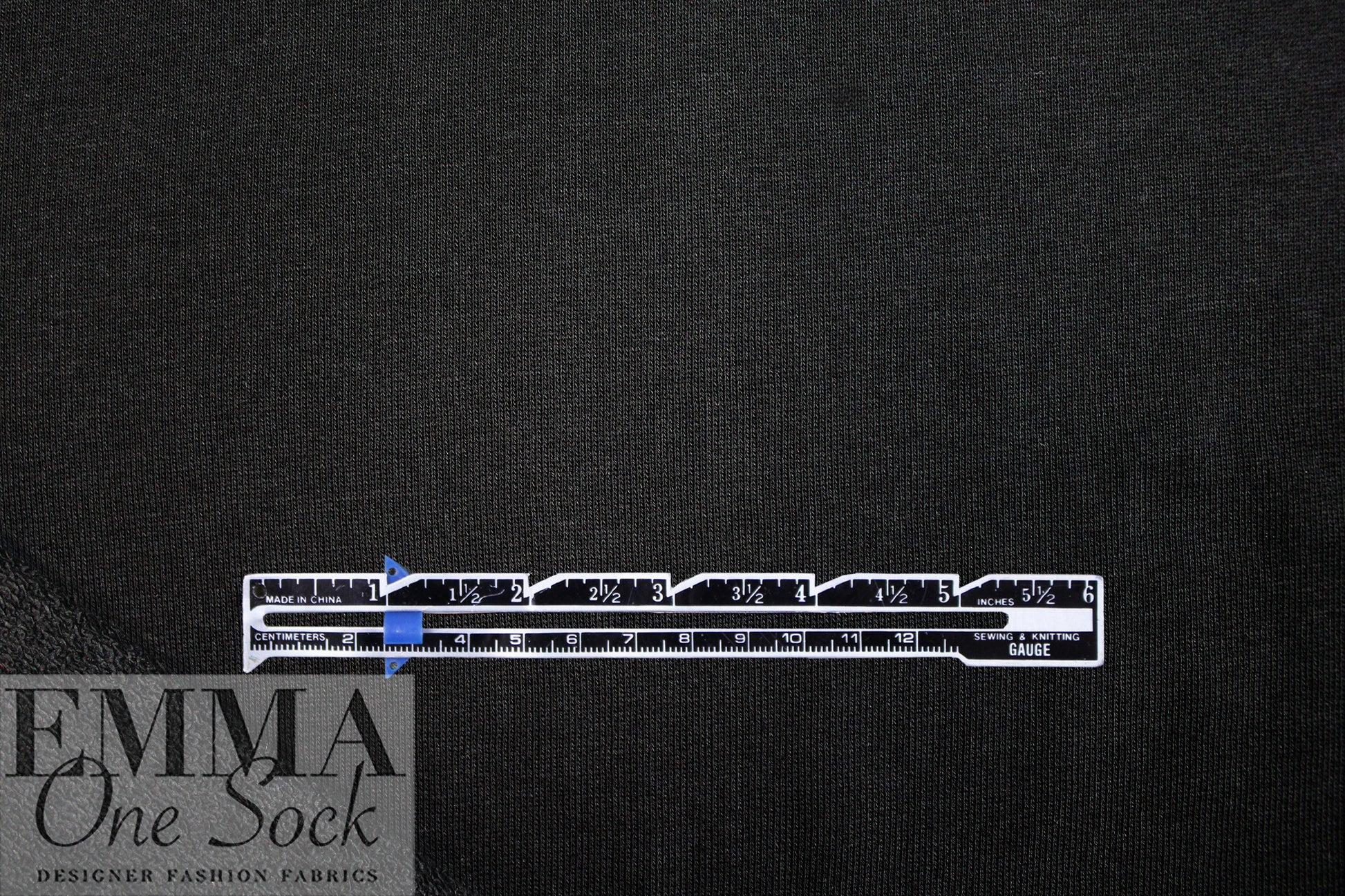 organic cotton/Tencel knitted terry - black Oeko-Tex certified 1.75 yd