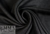 organic cotton/Tencel knitted terry - black Oeko-Tex certified 1.75 yd
