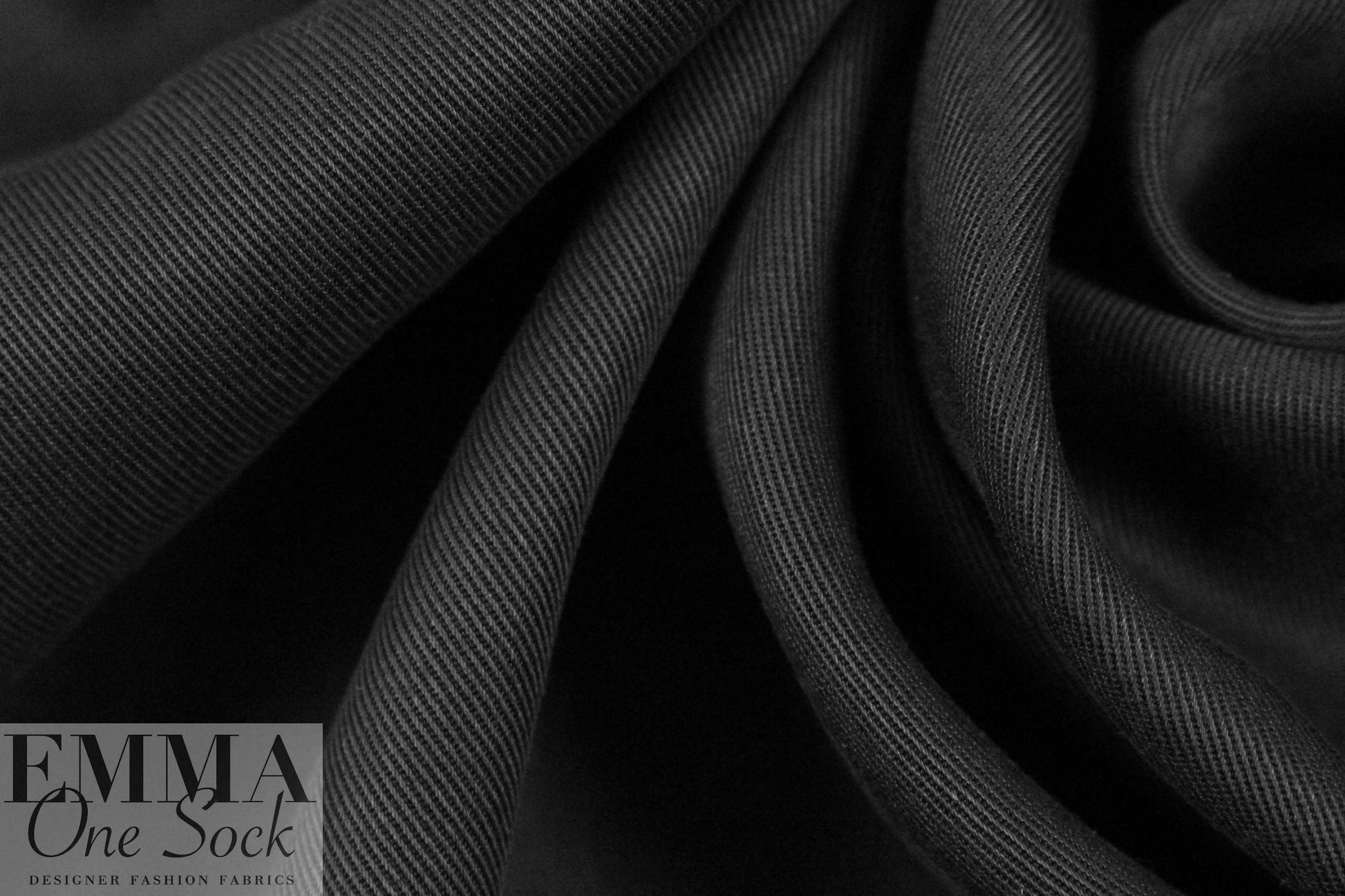 lyocell tencel twill - black 1.25 yds