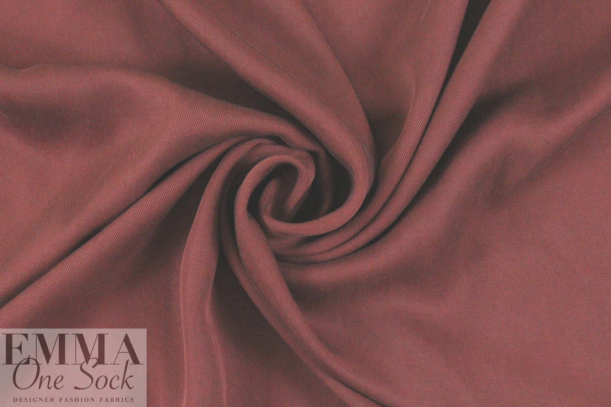 lyocell tencel twill - ruby wine