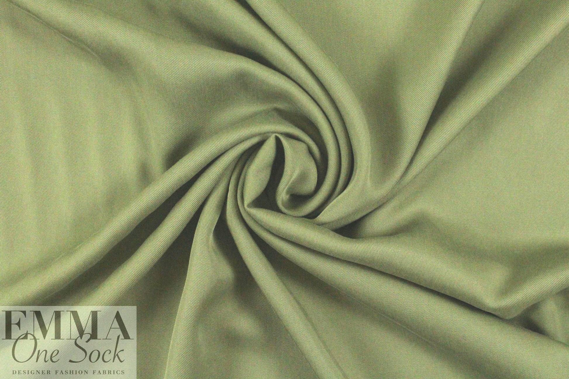 lyocell tencel twill - khaki-sage 1.75 yd