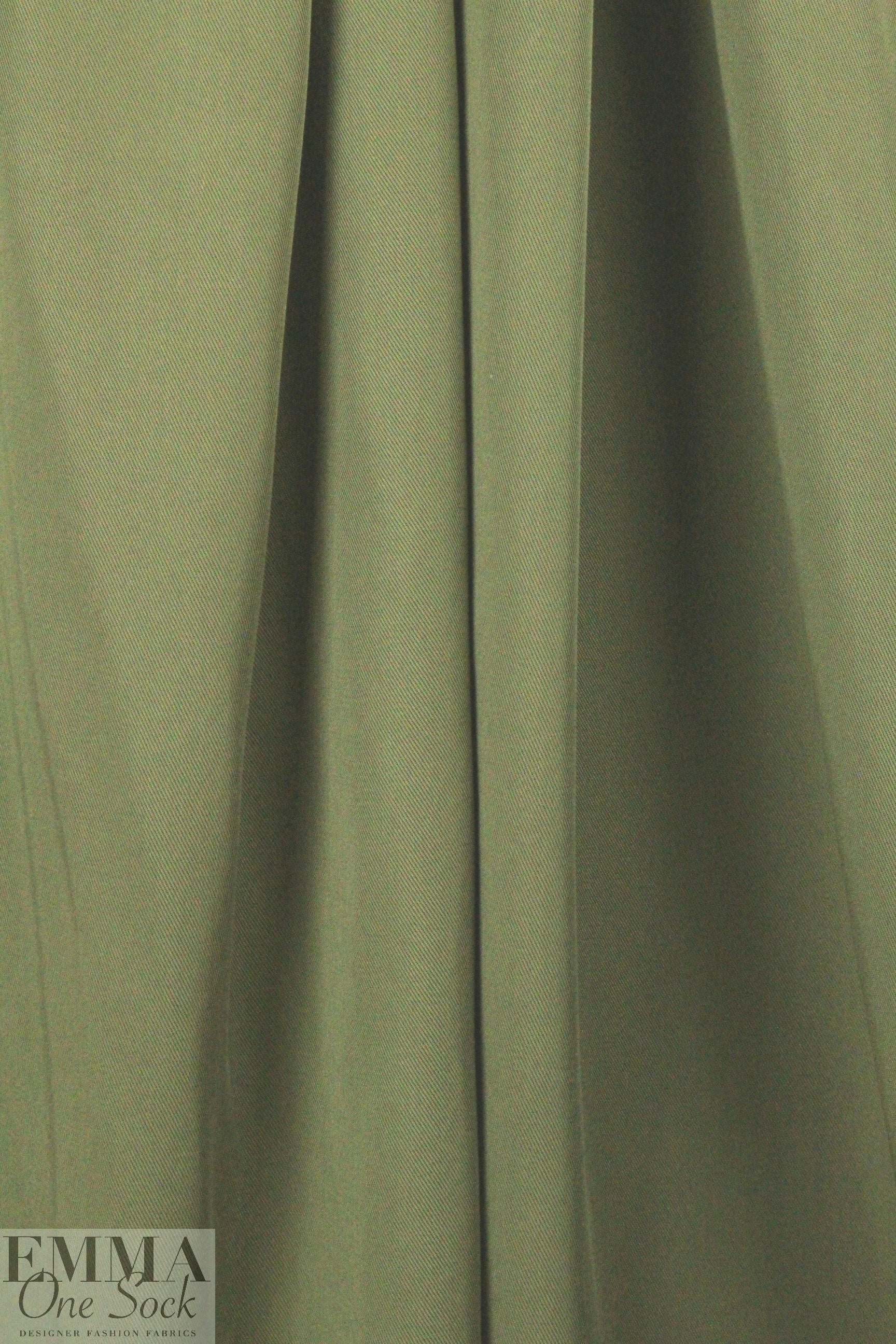 lyocell tencel twill - khaki-sage