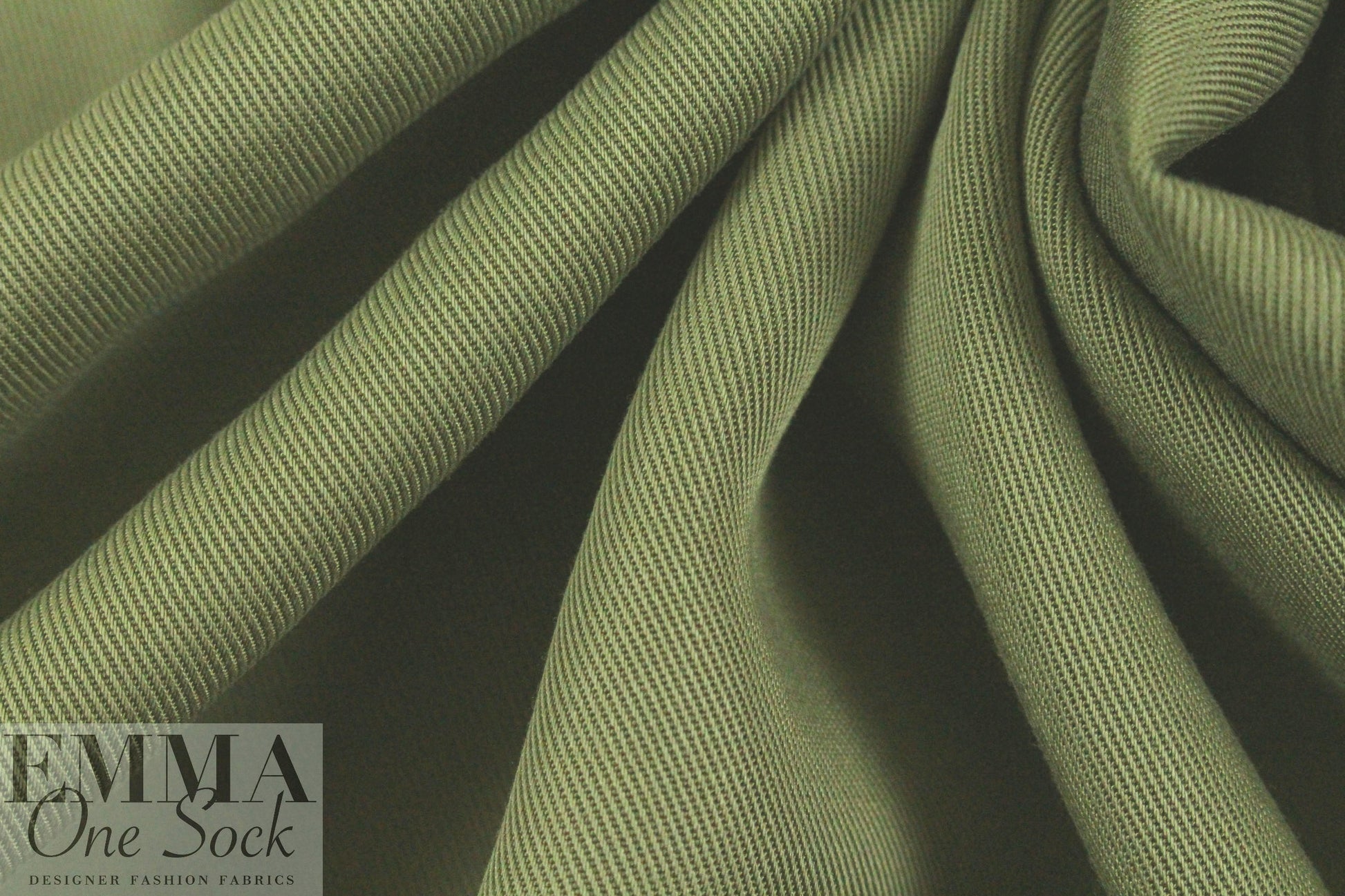 lyocell tencel twill - khaki-sage 1.25 yds