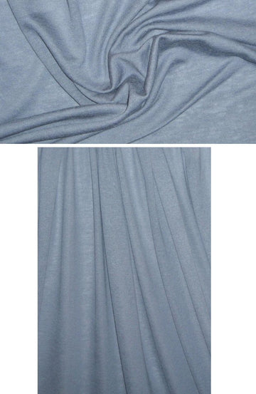 eco-friendly tencel/wool jersey - flint blue