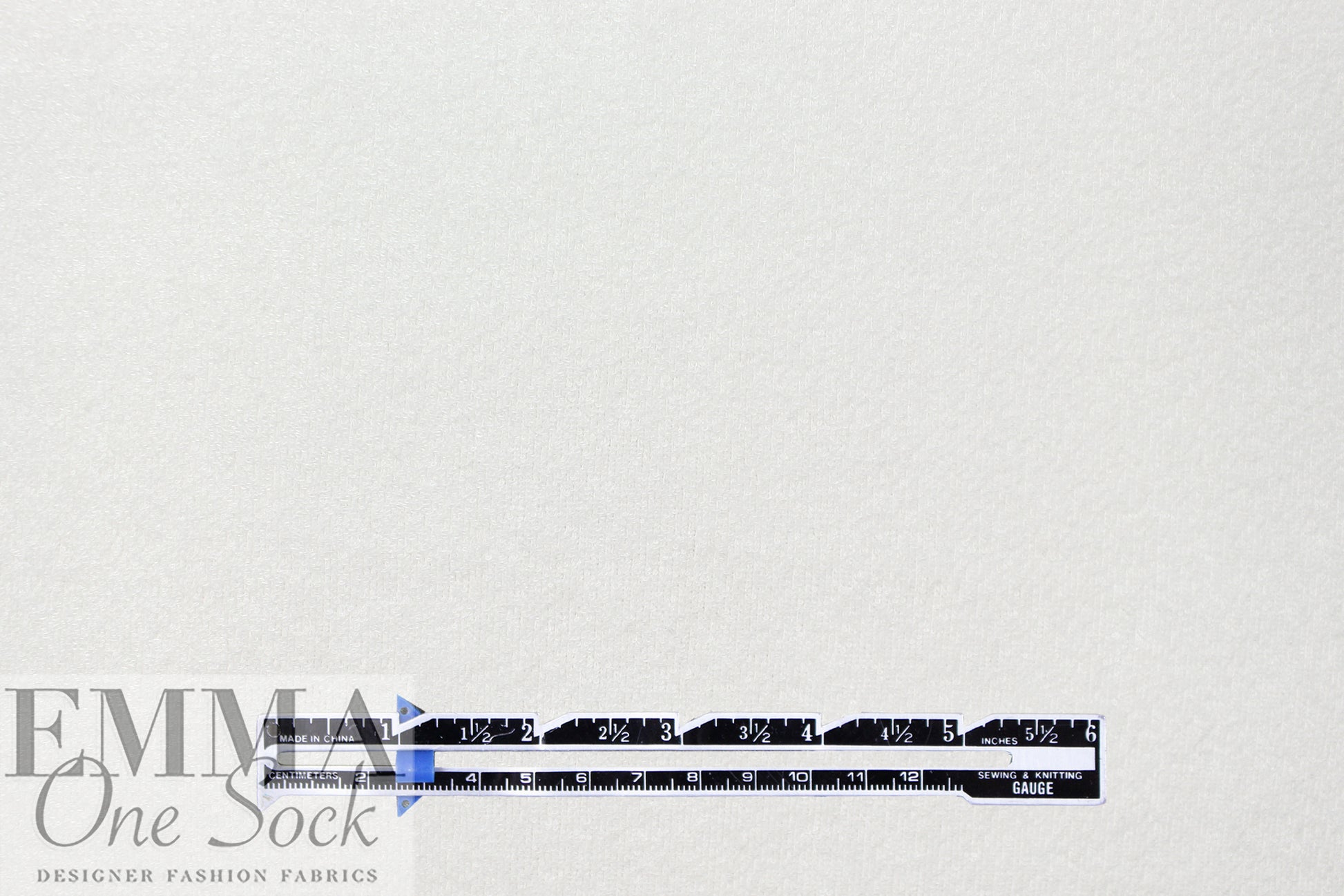 bamboo double knitted terry - soft white 2 yd
