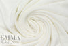 bamboo double knitted terry - soft white 2 yd