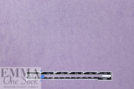 bamboo double knitted terry - lilac 1.25 yds