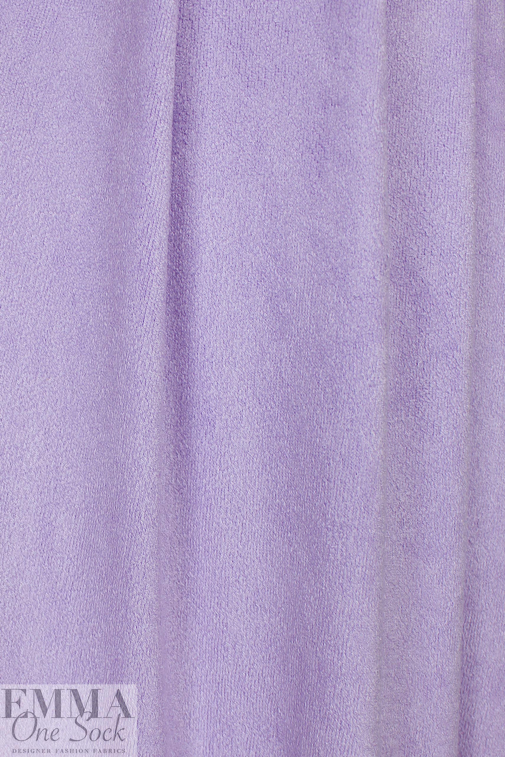 bamboo double knitted terry - lilac 1.25 yds