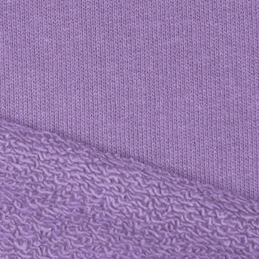 recycled cotton French terry knit, Oeko-Tex cert. - lavender