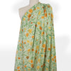Italian 'cosmos flowers' on textured cotton woven 1 yard