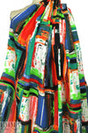 Italian bold brush abstract cotton basketweave .75 yds